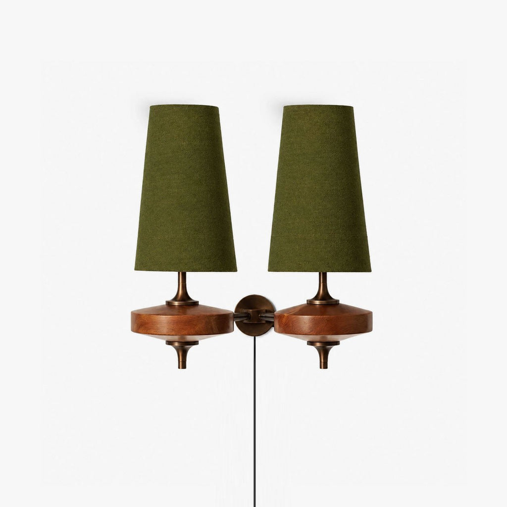 Walnut Wall Sconce — Wall Sconce | Maison Monashee