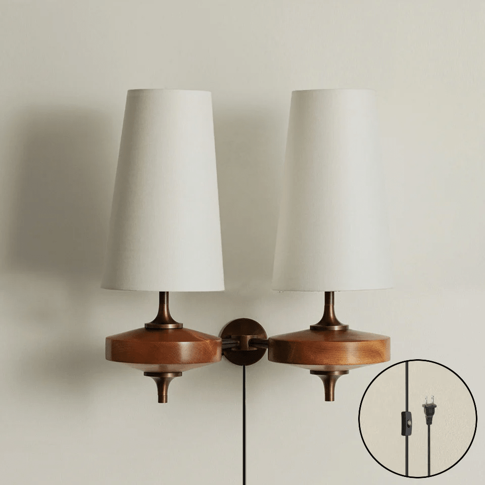 Walnut Wall Sconce — Wall Sconce | Maison Monashee — view 10