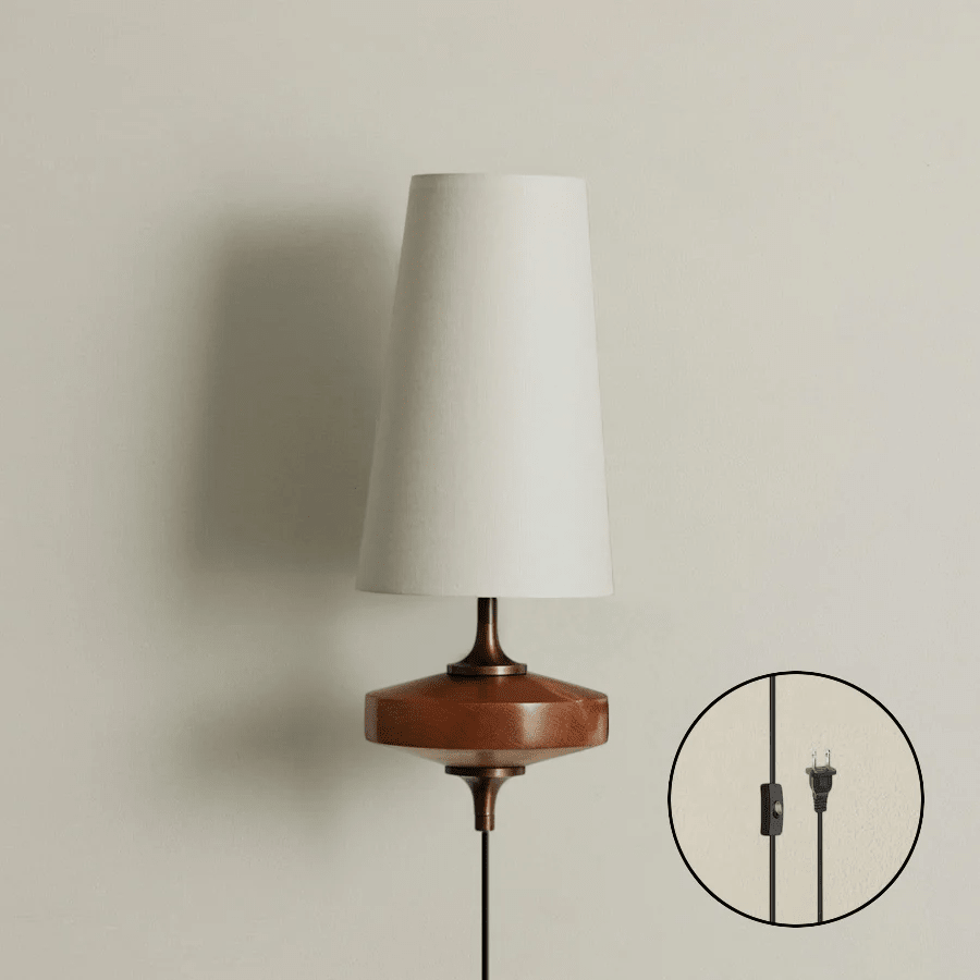 Walnut Wall Sconce — Wall Sconce | Maison Monashee — view 12
