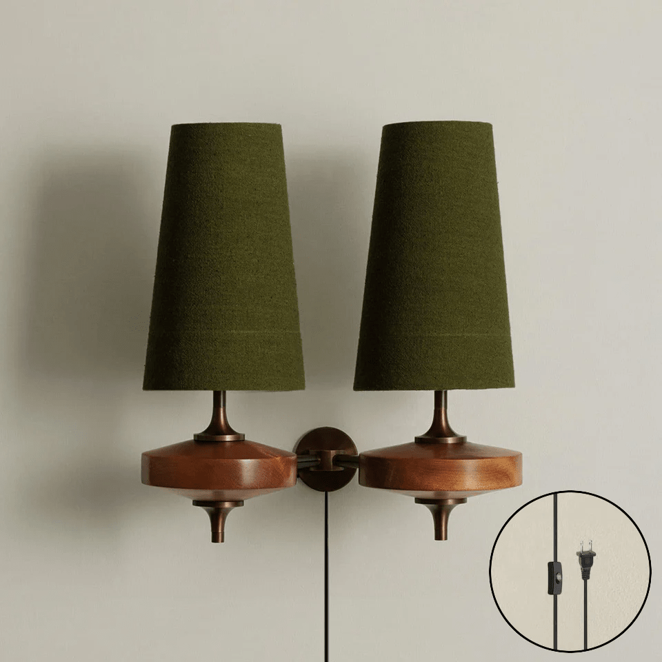 Walnut Wall Sconce — Wall Sconce | Maison Monashee — view 13