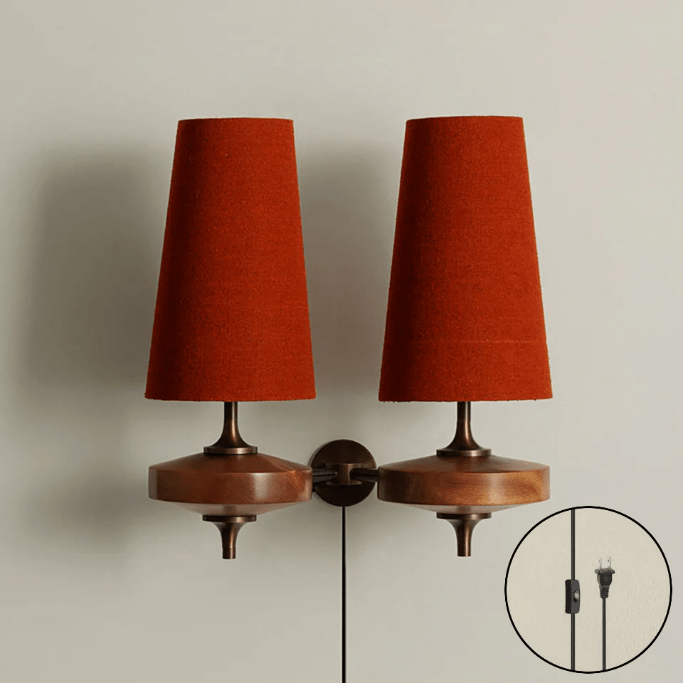 Walnut Wall Sconce — Wall Sconce | Maison Monashee — view 14