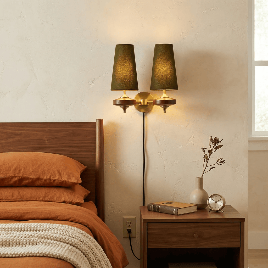 Walnut Wall Sconce — Wall Sconce | Maison Monashee — view 2