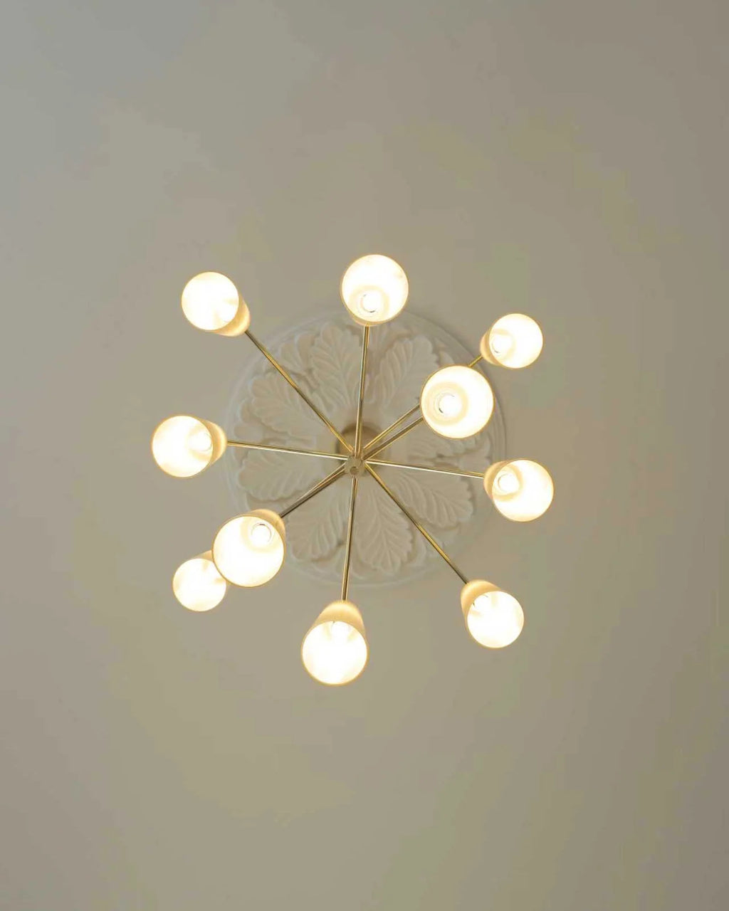 Gold Tiered Chandelier — Chandelier | Maison Monashee — view 28
