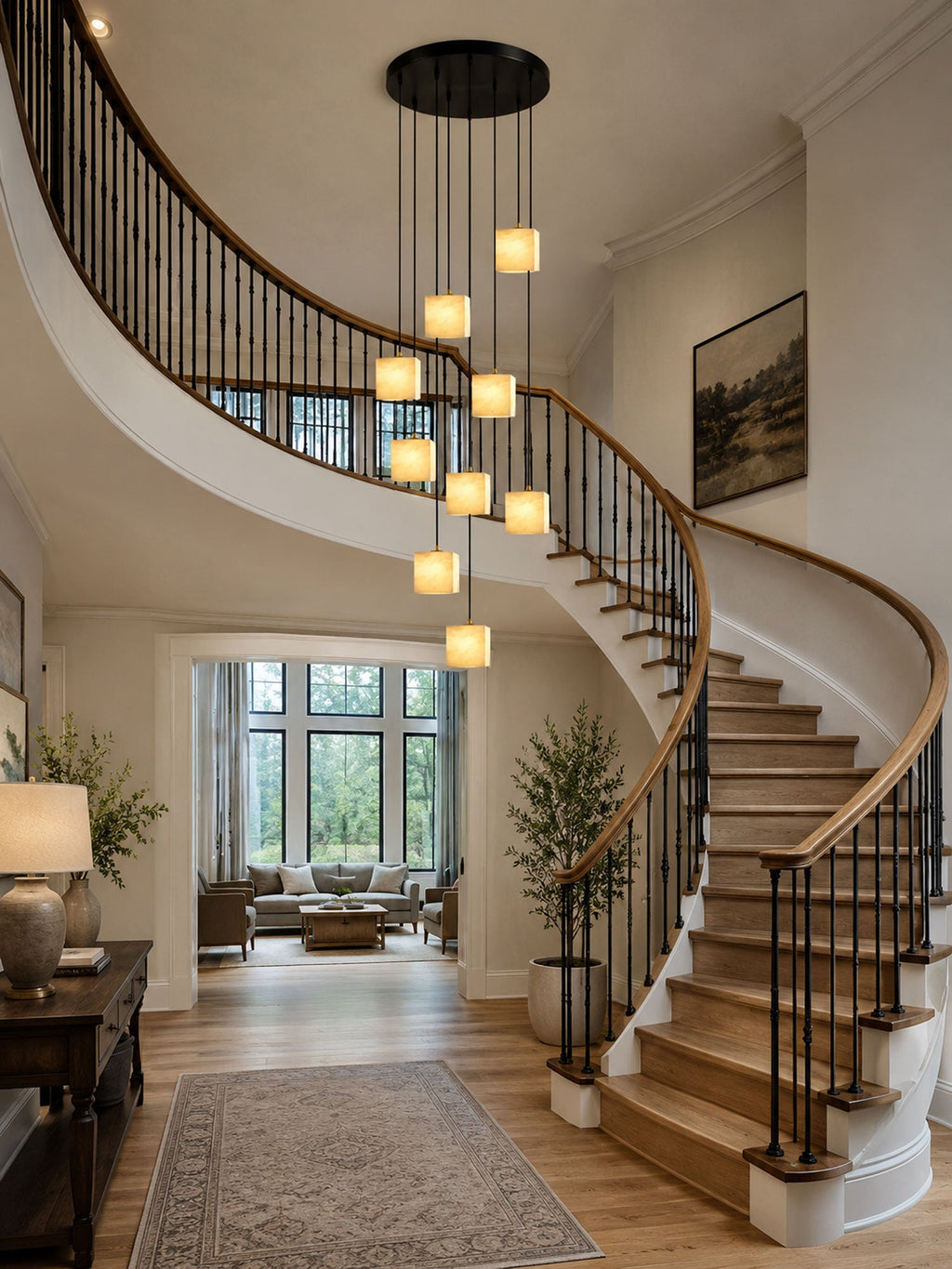 Black Square Chandelier — Chandelier | Maison Monashee — view 6