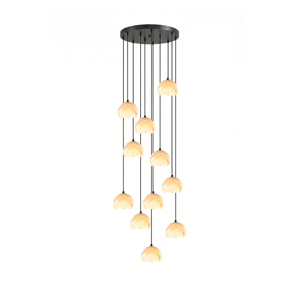 Black Dome Chandelier — Chandelier | Maison Monashee — view 10