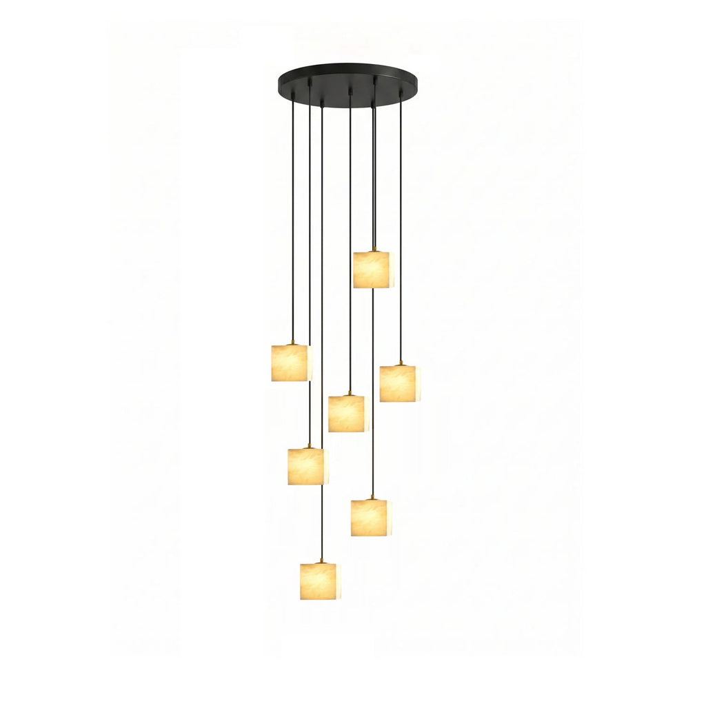 Black Square Chandelier — Chandelier | Maison Monashee — view 19