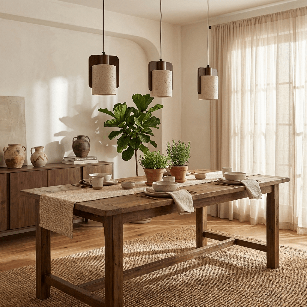 Small Drum Pendant Lighting — Pendant Light | Maison Monashee — view 9