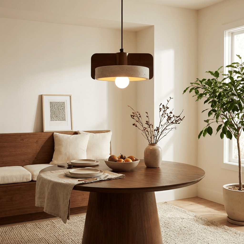 Small Drum Pendant Lighting — Pendant Light | Maison Monashee — view 2