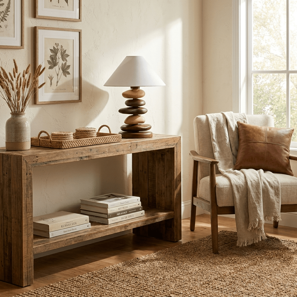 Wooden Bedside Table Lamp — Table Lamp | Maison Monashee — view 22