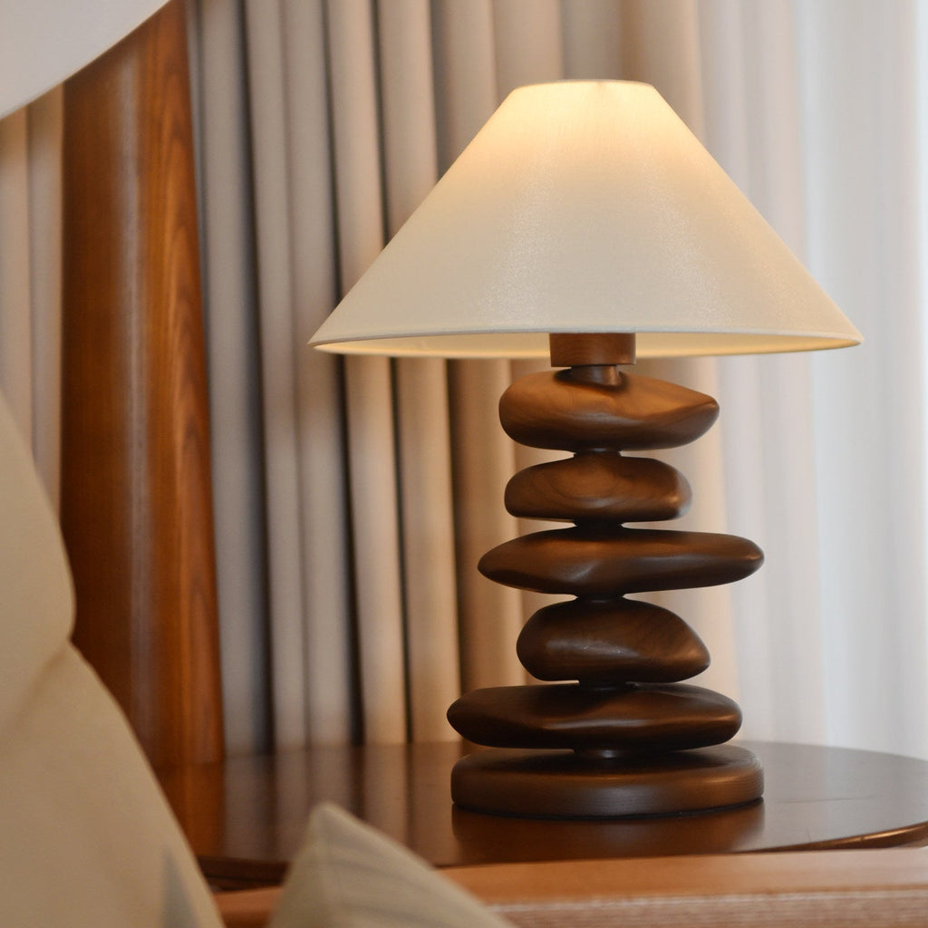 Wooden Bedside Table Lamp — Table Lamp | Maison Monashee — view 16