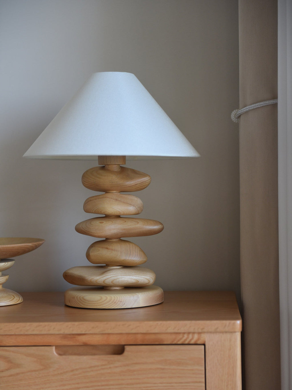 Wooden Bedside Table Lamp — Table Lamp | Maison Monashee — view 9
