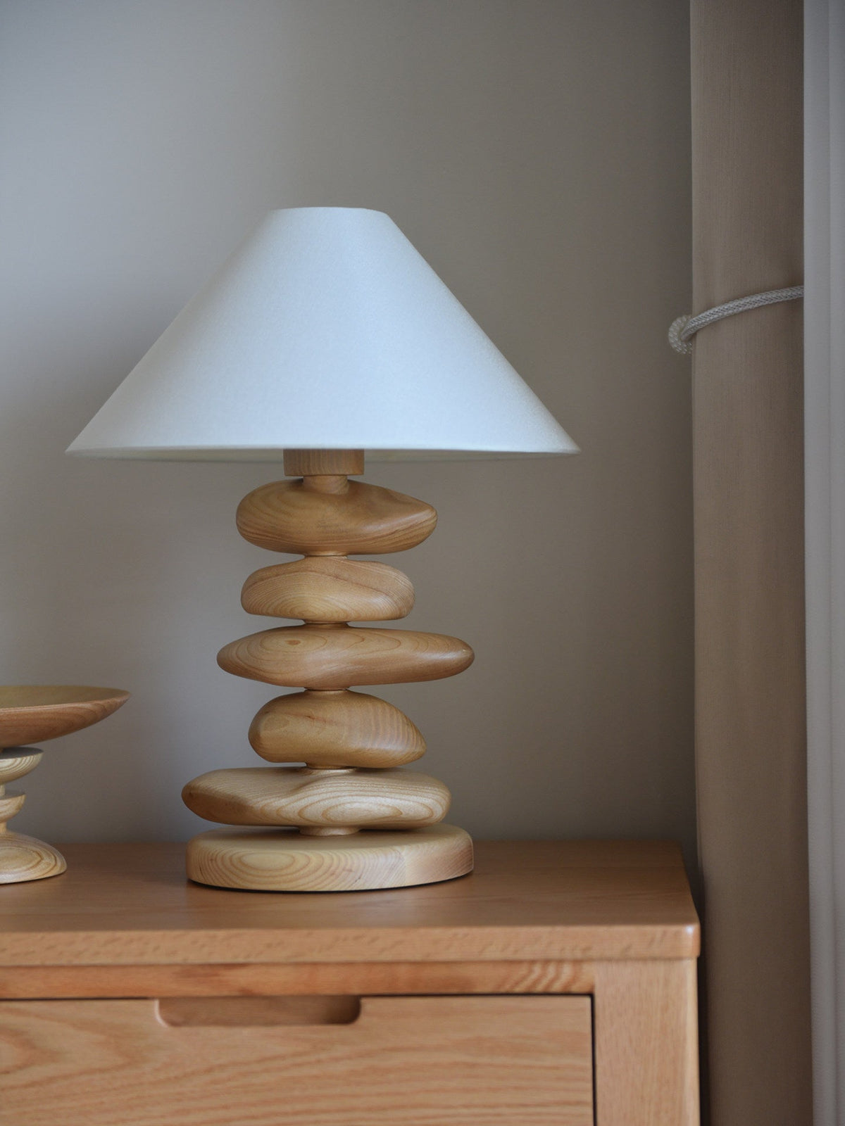 Wooden Bedside Table Lamp — Table Lamp | Maison Monashee — view 9