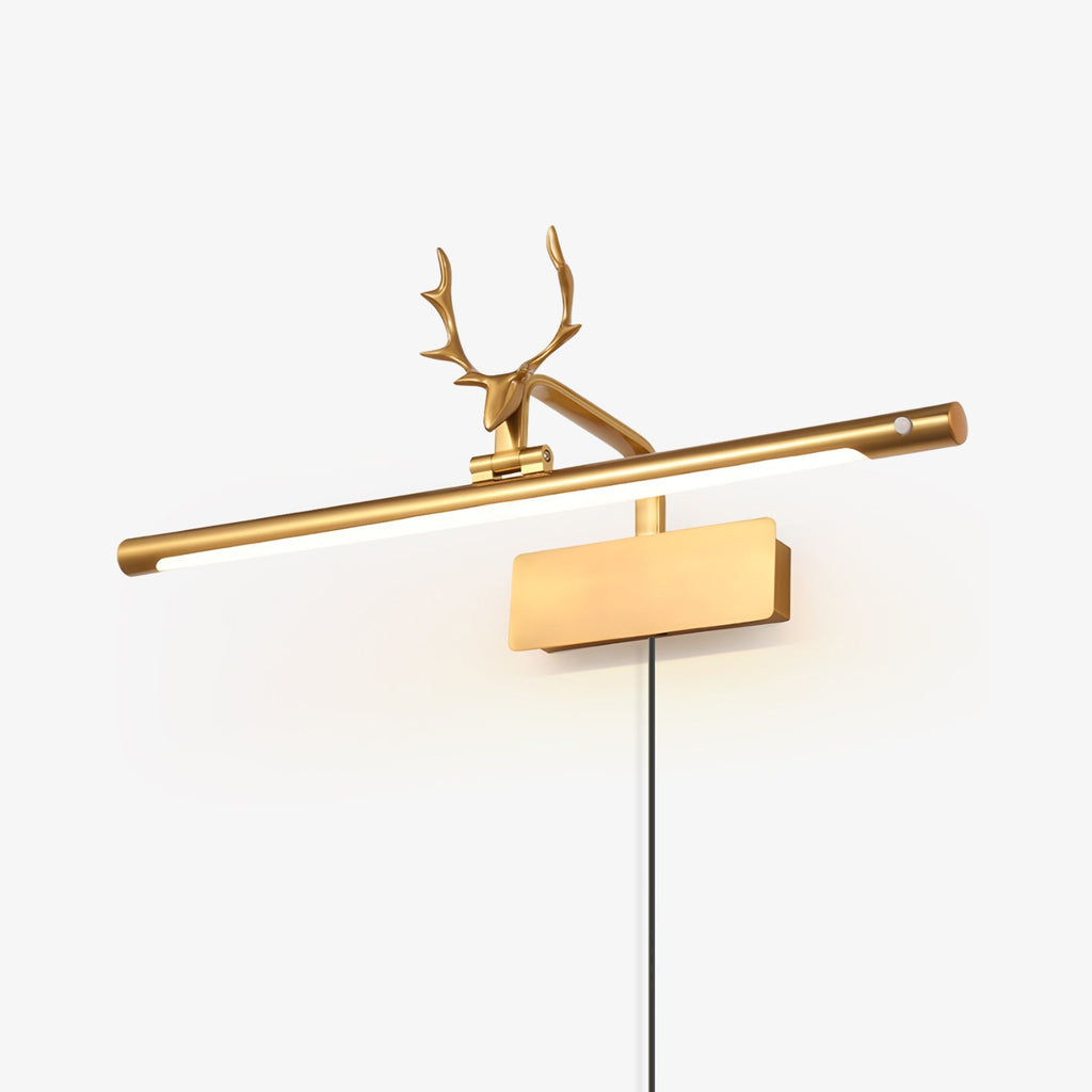 Gold Plug-In Wall Light — Wall Sconce | Maison Monashee