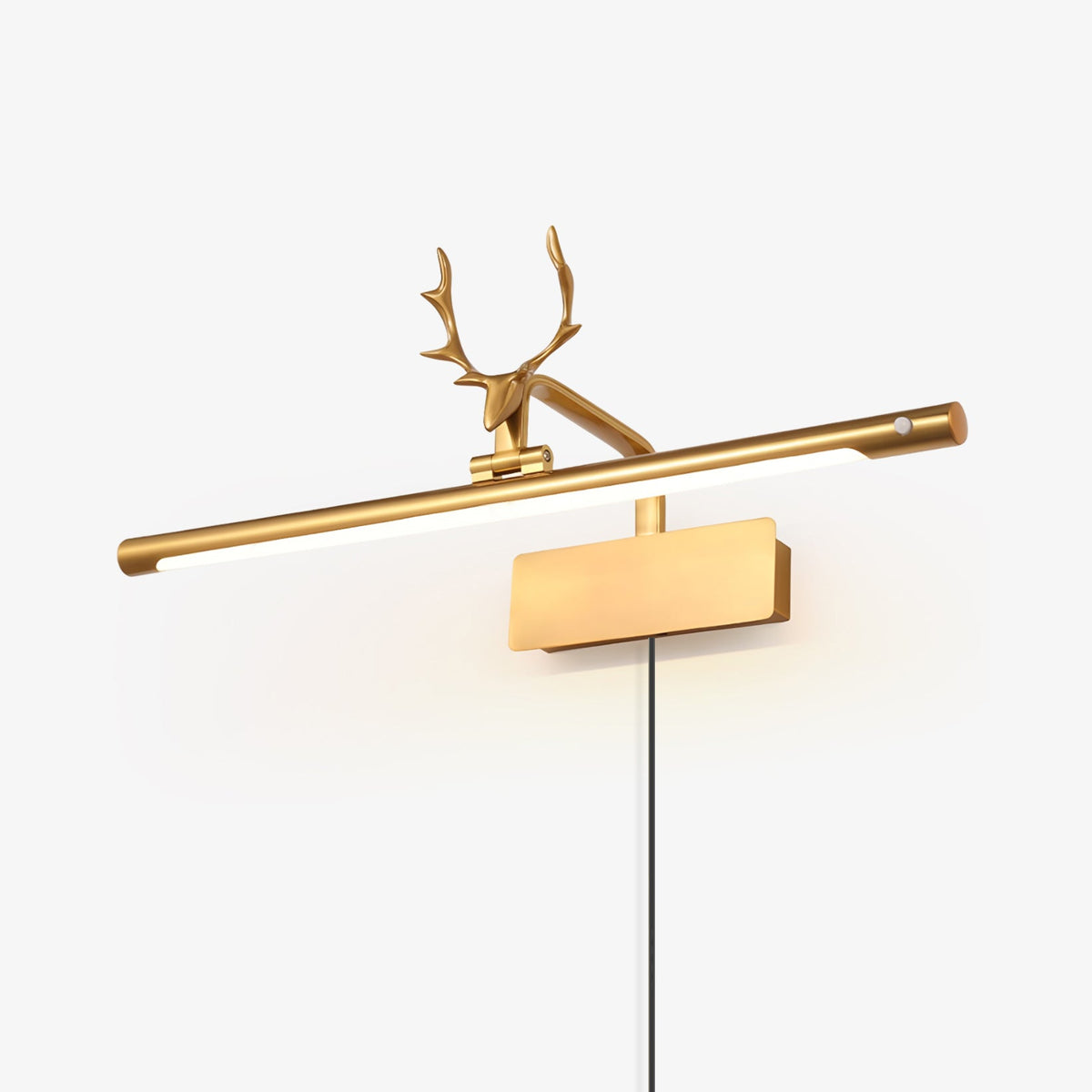 Gold Plug-In Wall Light — Wall Sconce | Maison Monashee