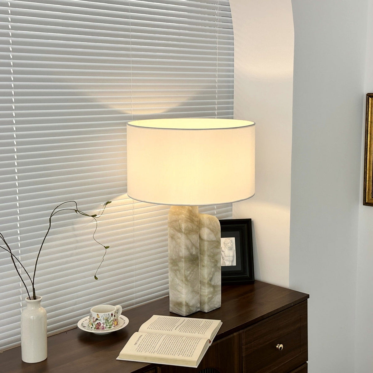 Tall Stone Table Lamp — Table Lamp | Maison Monashee — view 6