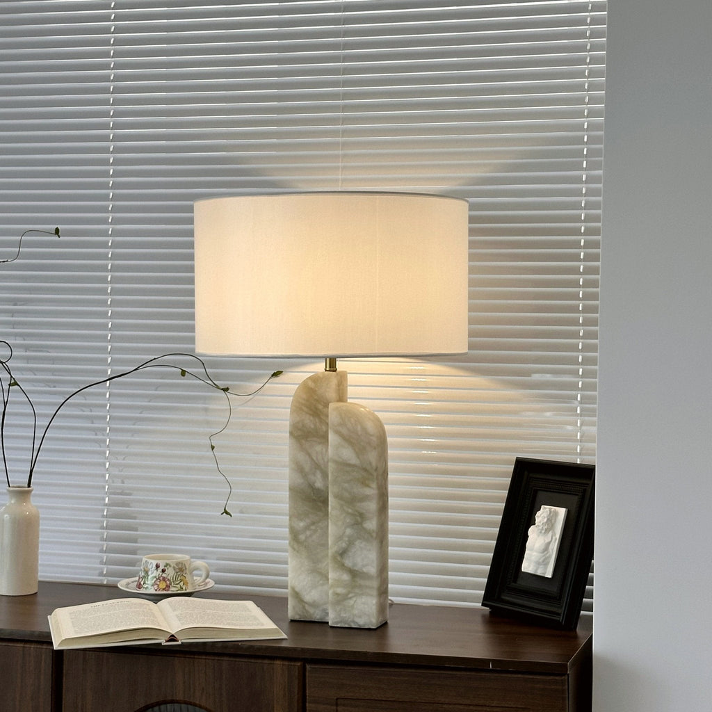 Tall Stone Table Lamp — Table Lamp | Maison Monashee — view 7