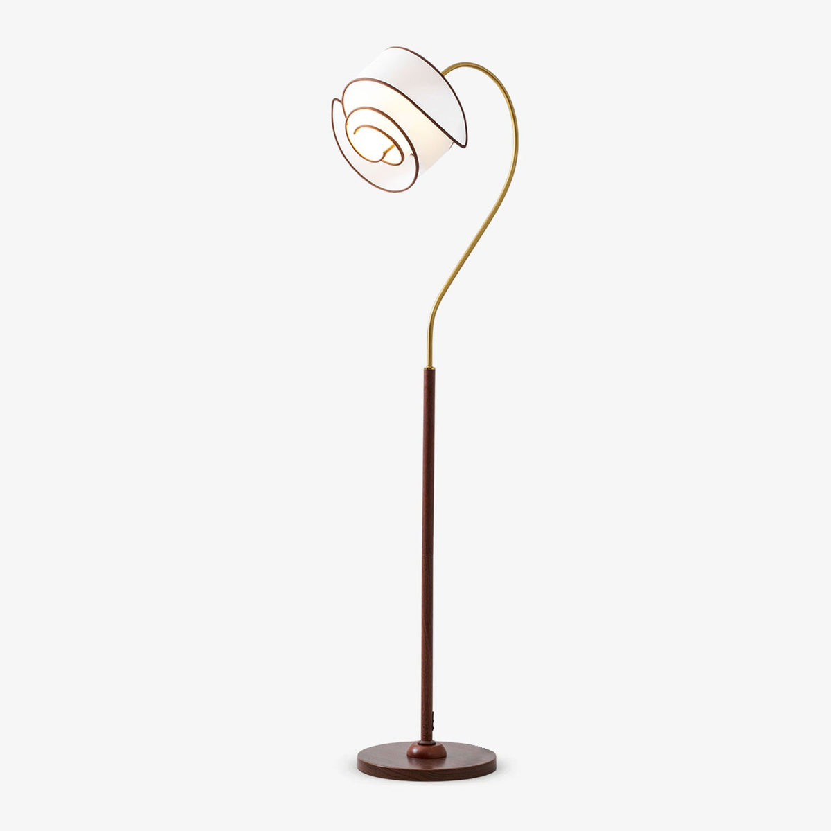 Curved Floor Lamp — Floor Lamp | Maison Monashee