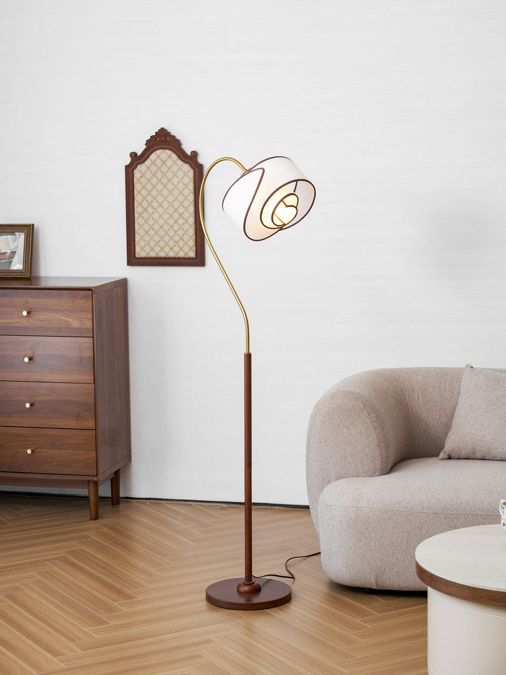 Curved Floor Lamp — Floor Lamp | Maison Monashee — view 11