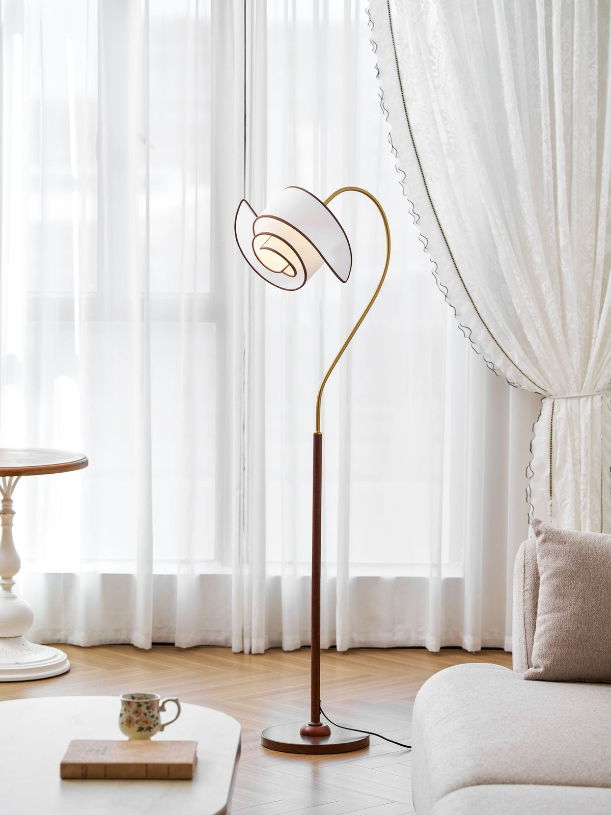 Curved Floor Lamp — Floor Lamp | Maison Monashee — view 18