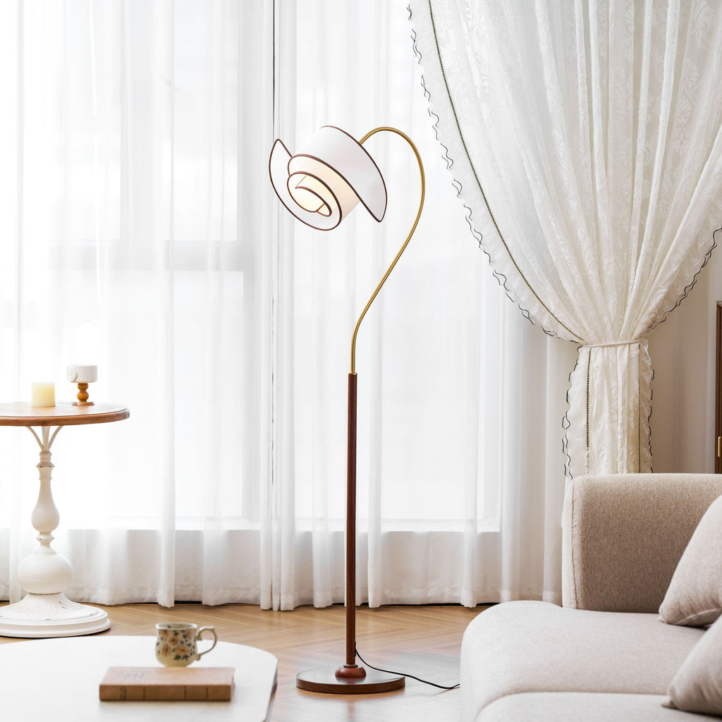 Curved Floor Lamp — Floor Lamp | Maison Monashee — view 22
