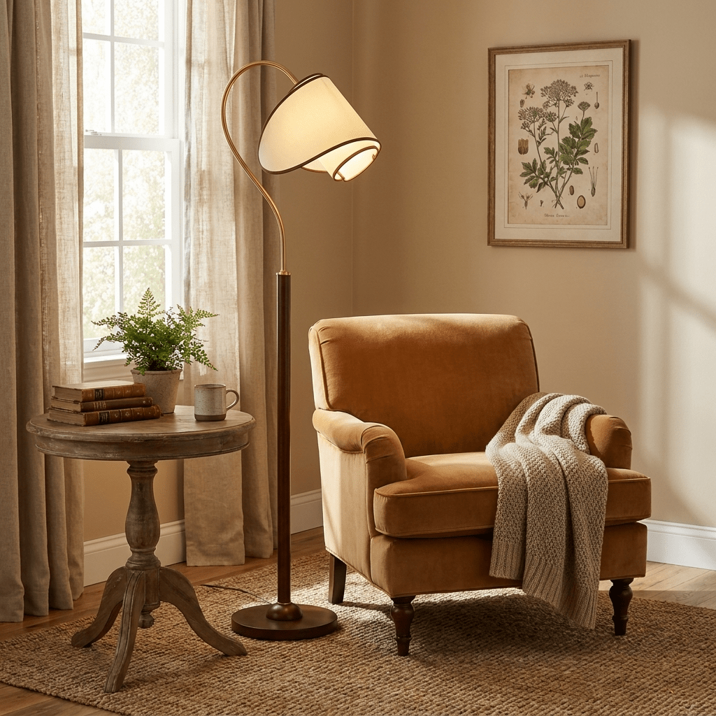 Curved Floor Lamp — Floor Lamp | Maison Monashee — view 7