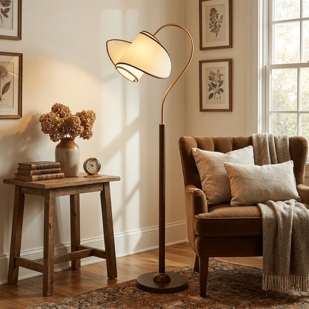 Curved Floor Lamp — Floor Lamp | Maison Monashee — view 5