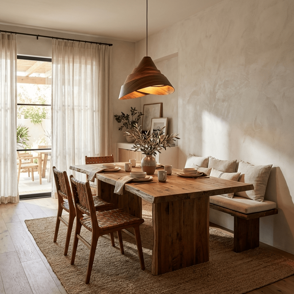 Contemporary Wood Pendant Light — Pendant Light | Maison Monashee — view 5