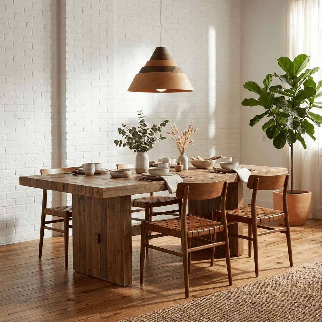Contemporary Wood Pendant Light — Pendant Light | Maison Monashee — view 16