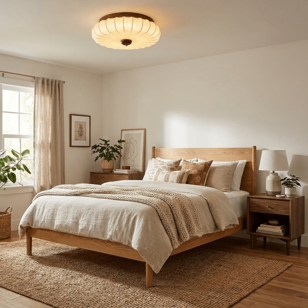 Petal Flush Mount Ceiling Light — Ceiling Light | Maison Monashee — view 6