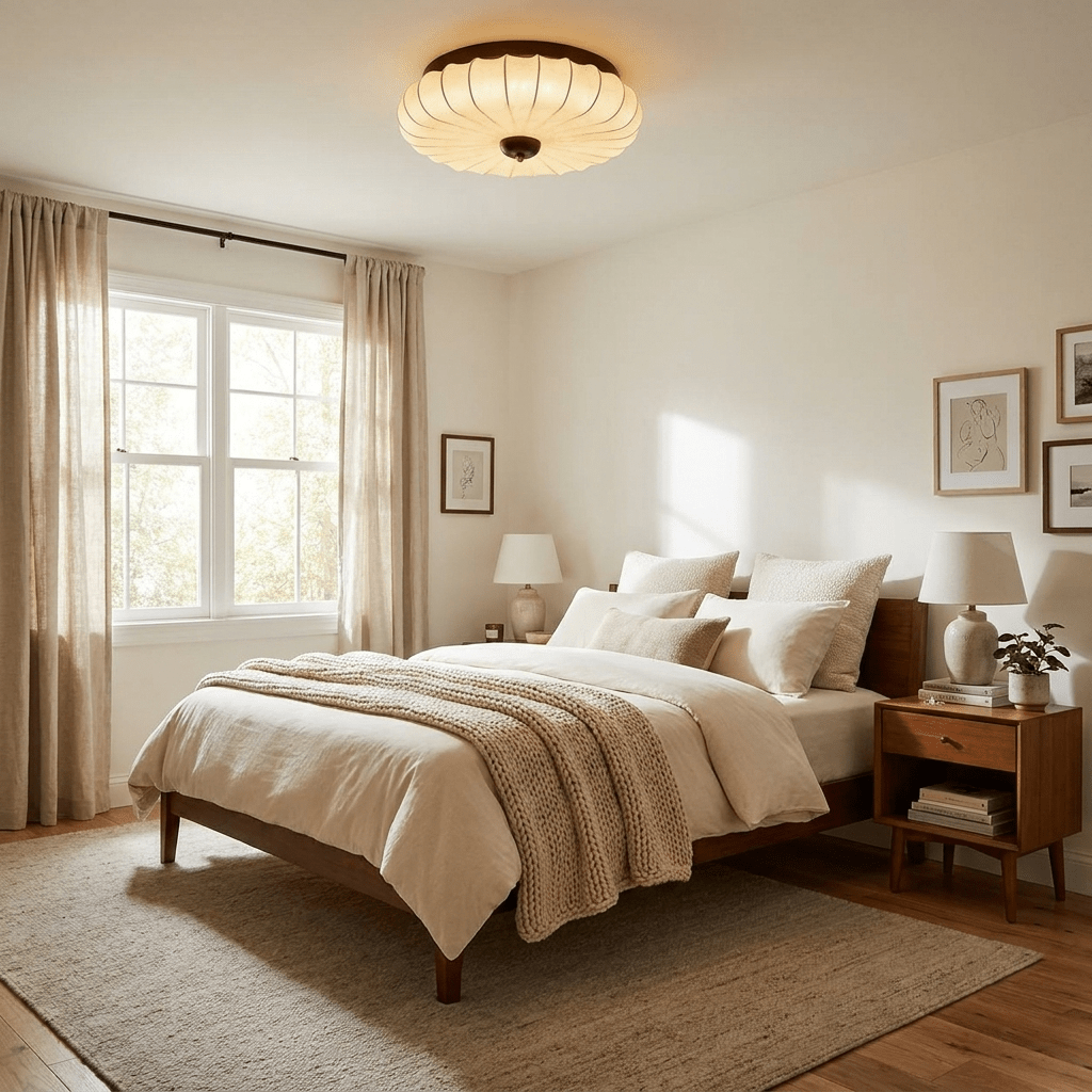 Petal Flush Mount Ceiling Light — Ceiling Light | Maison Monashee — view 2