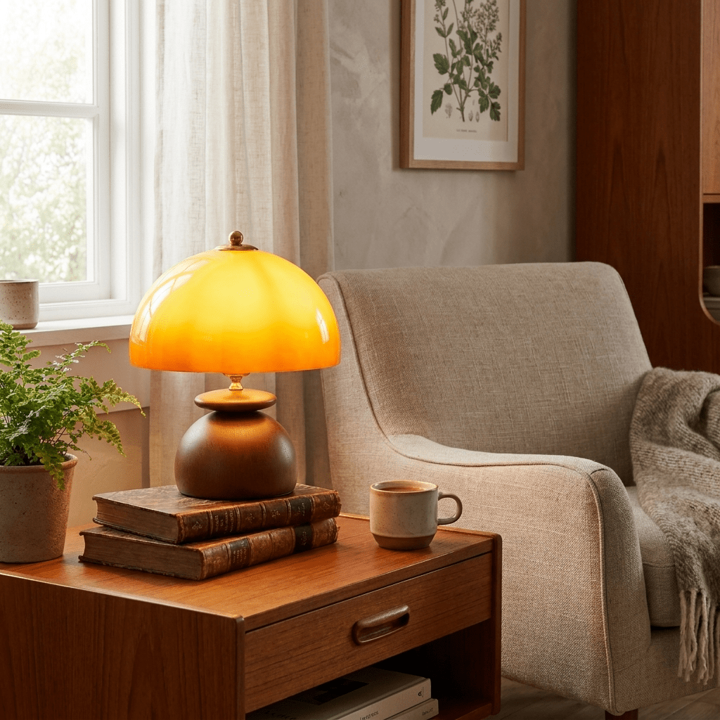 Vintage Dome Table Lamp — Table Lamp | Maison Monashee — view 4