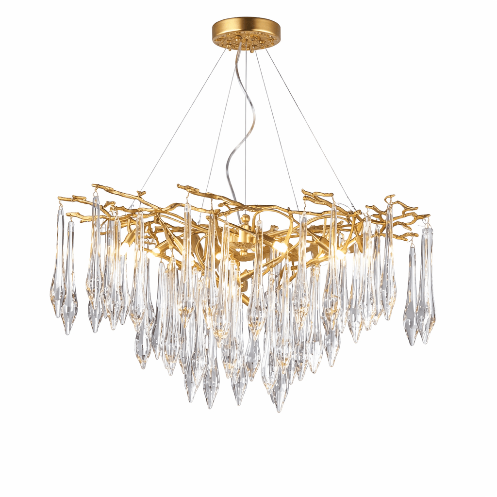 Tree Branch Crystal Chandelier — Chandelier | Maison Monashee — view 9