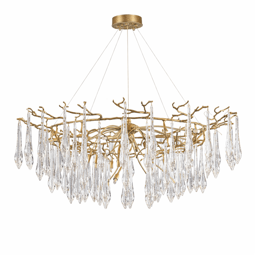 Tree Branch Crystal Chandelier — Chandelier | Maison Monashee — view 10