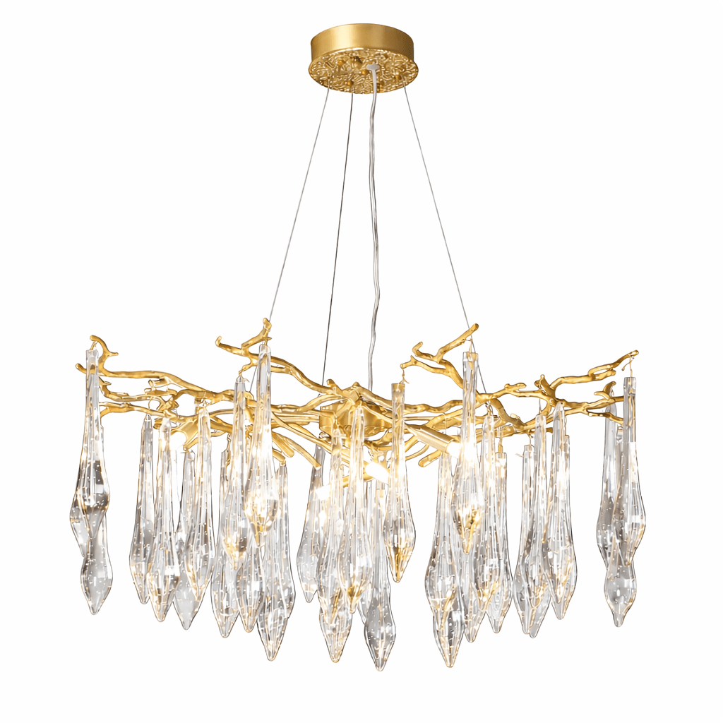 Tree Branch Crystal Chandelier — Chandelier | Maison Monashee — view 8
