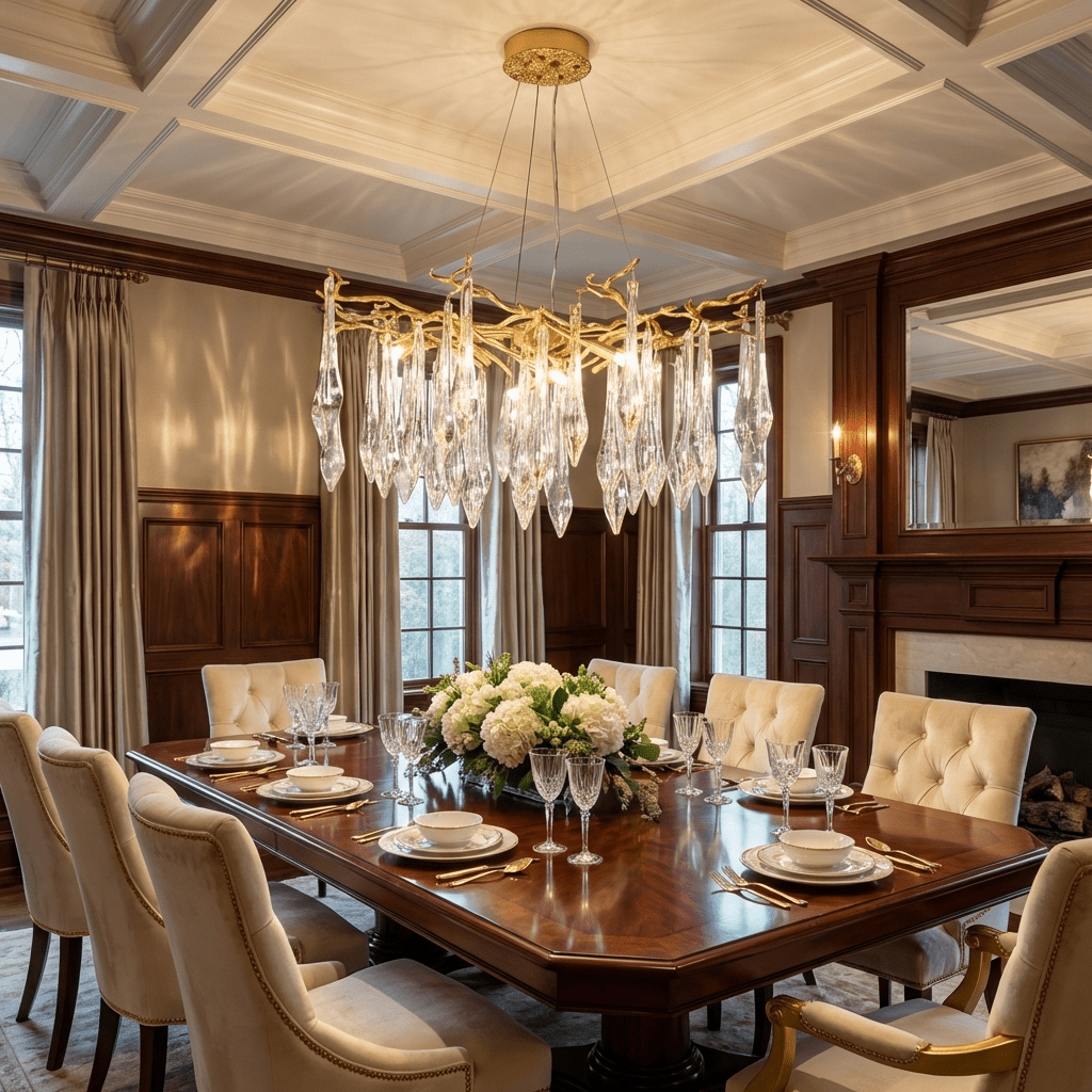 Tree Branch Crystal Chandelier — Chandelier | Maison Monashee — view 2