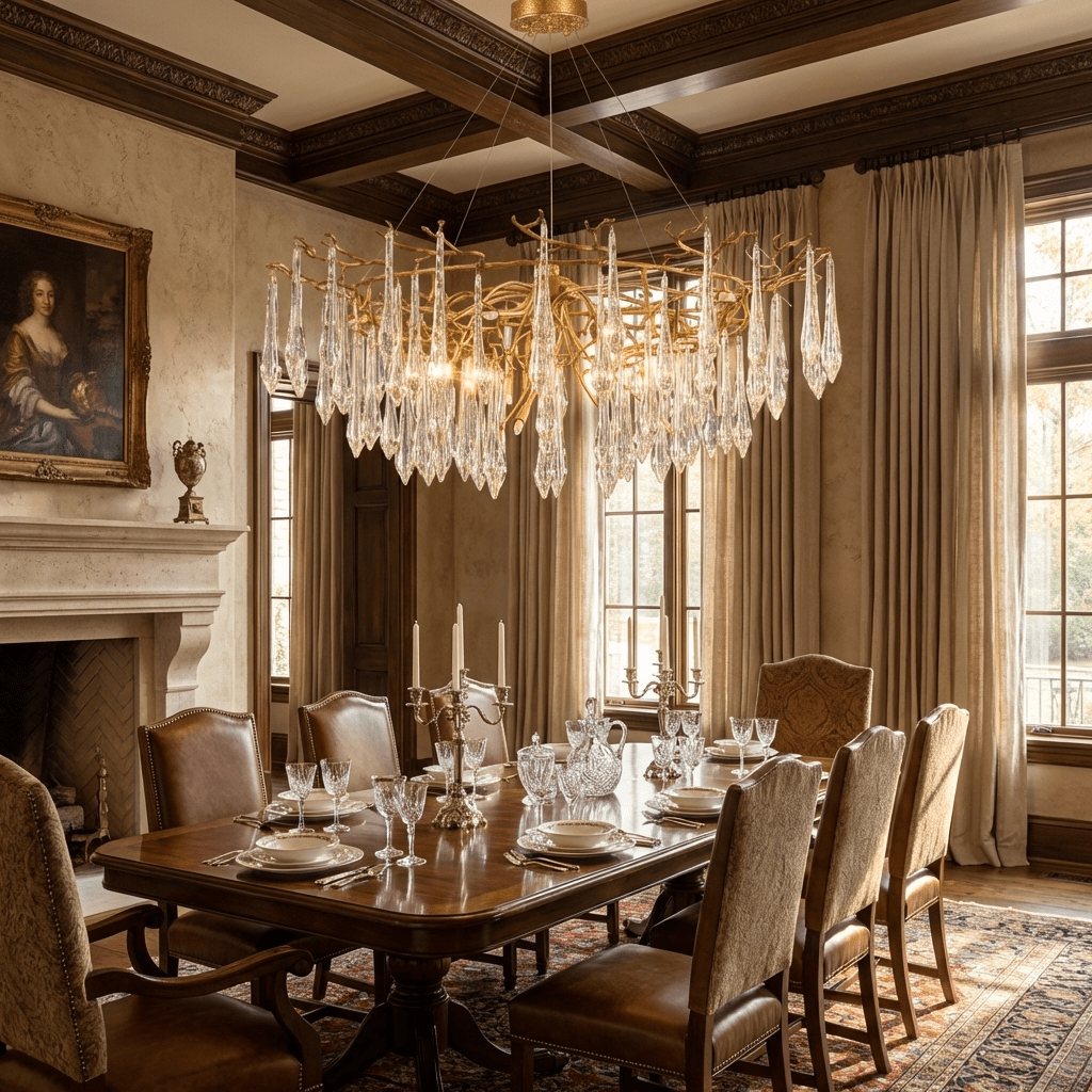 Tree Branch Crystal Chandelier — Chandelier | Maison Monashee — view 3