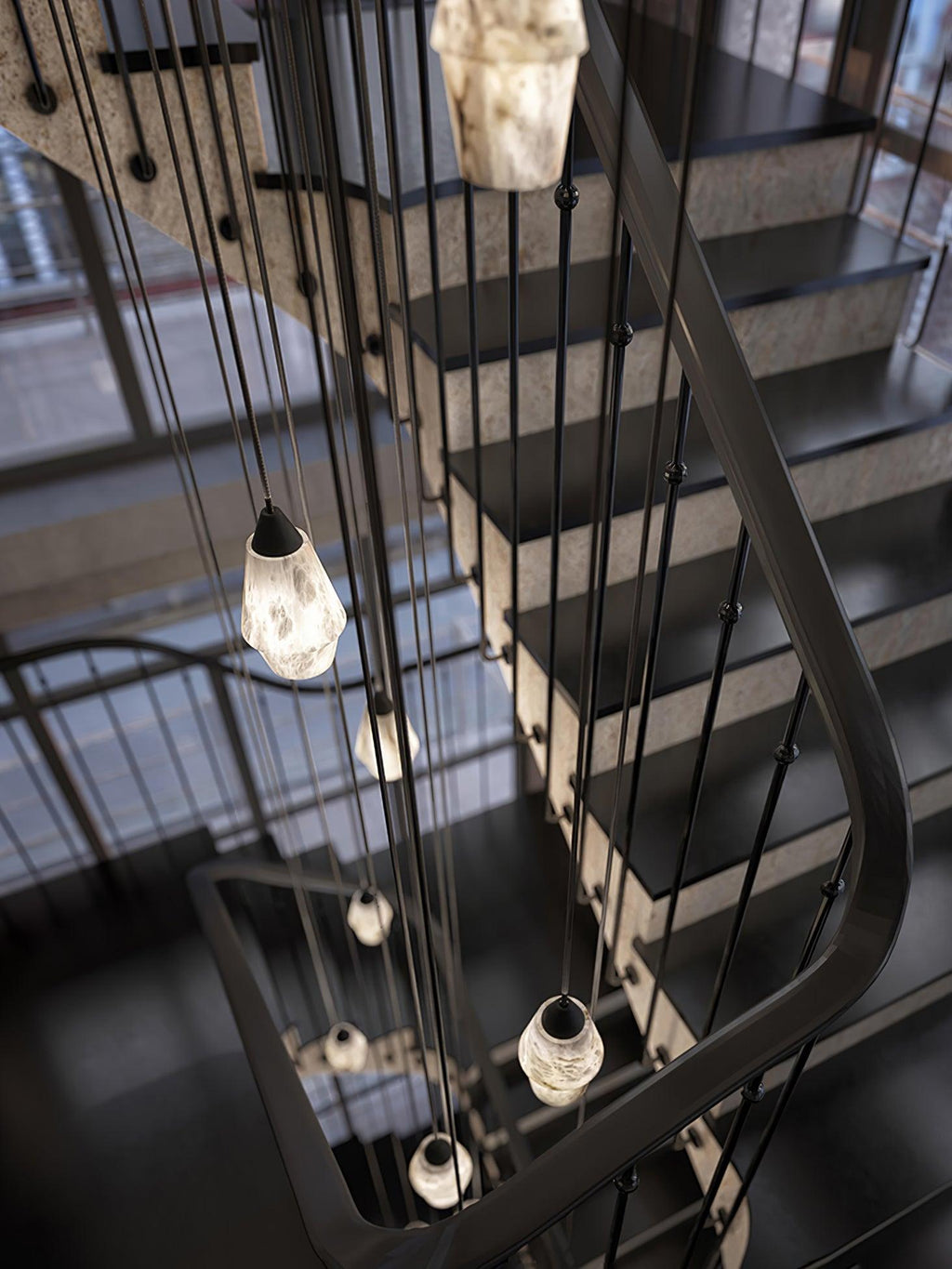 Cluster Light Chandelier — Chandelier | Maison Monashee — view 12