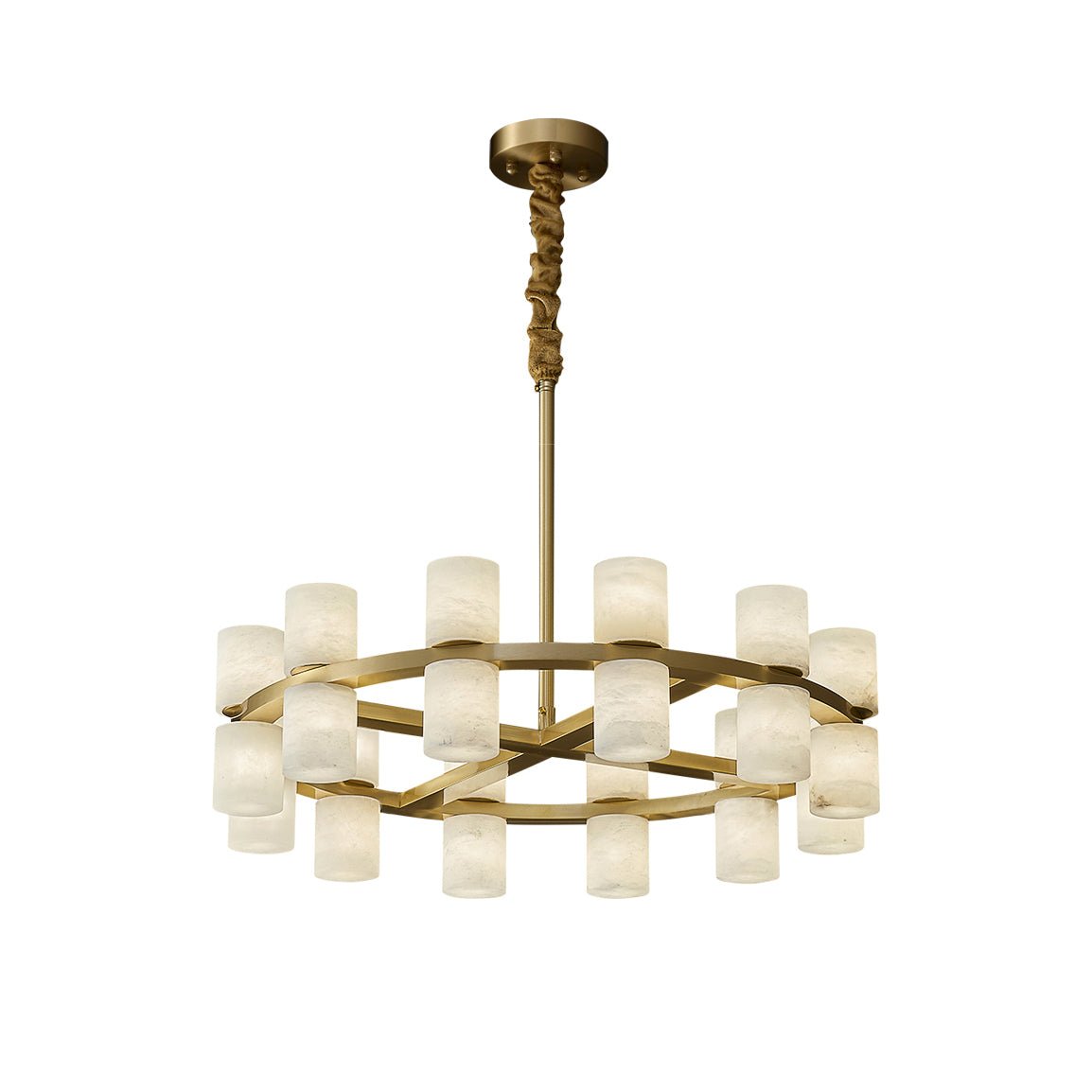 2 Tier Ring Chandelier — Chandelier | Maison Monashee — view 21