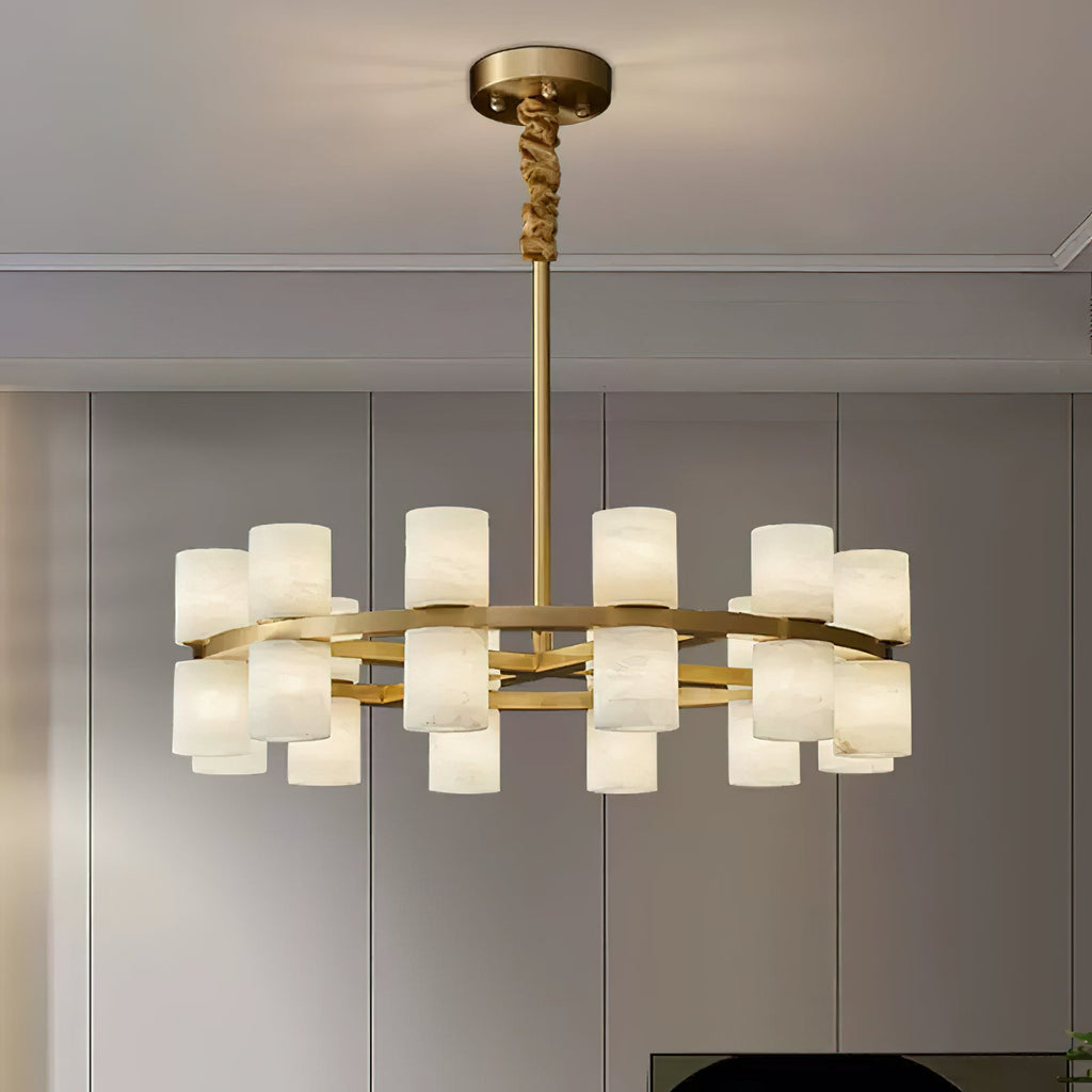 2 Tier Ring Chandelier — Chandelier | Maison Monashee — view 5