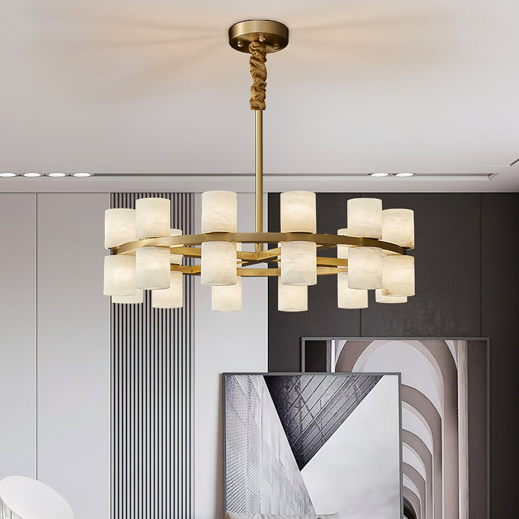 2 Tier Ring Chandelier — Chandelier | Maison Monashee — view 6