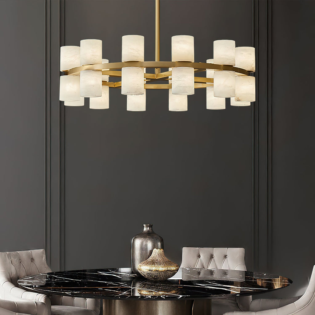 2 Tier Ring Chandelier — Chandelier | Maison Monashee — view 8