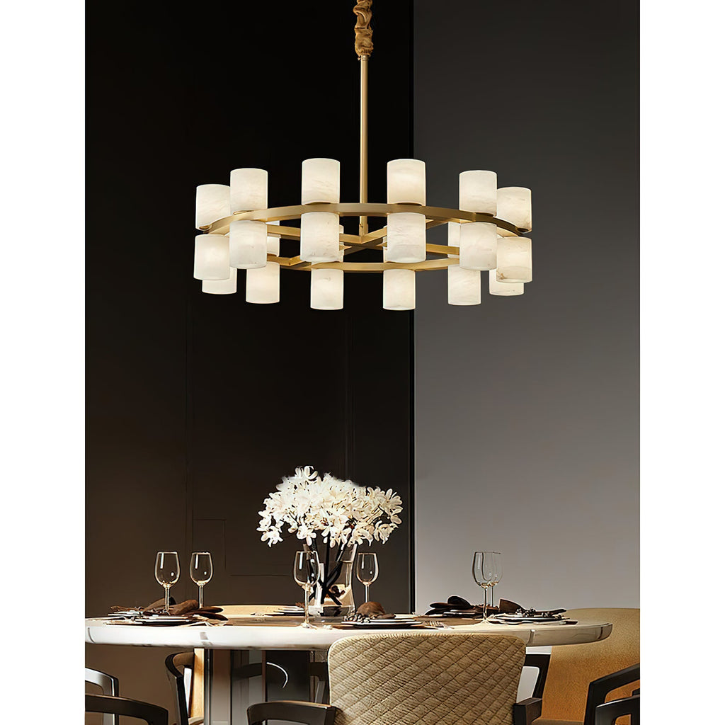 2 Tier Ring Chandelier — Chandelier | Maison Monashee — view 10