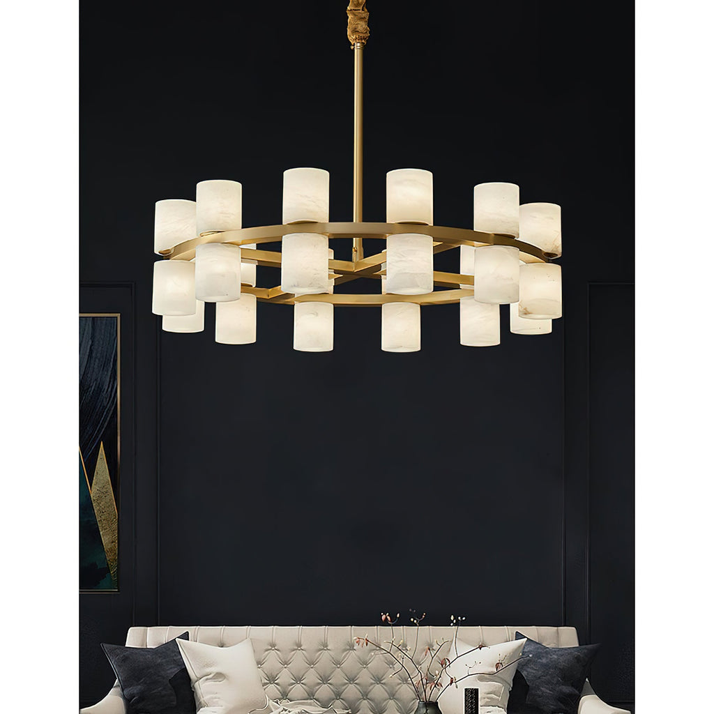 2 Tier Ring Chandelier — Chandelier | Maison Monashee — view 12