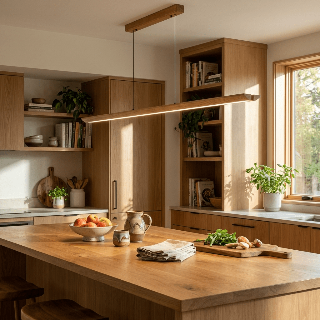 Slim Linear Pendant Light — Pendant Light | Maison Monashee — view 3
