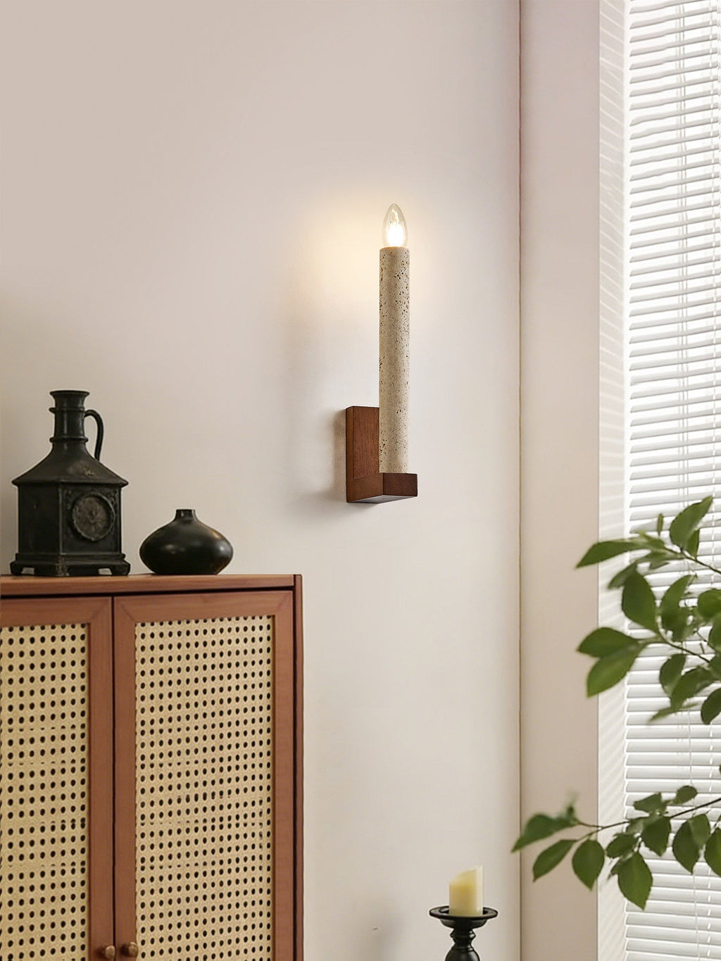 Candle Sconce Wood — Wall Sconce | Maison Monashee — view 14