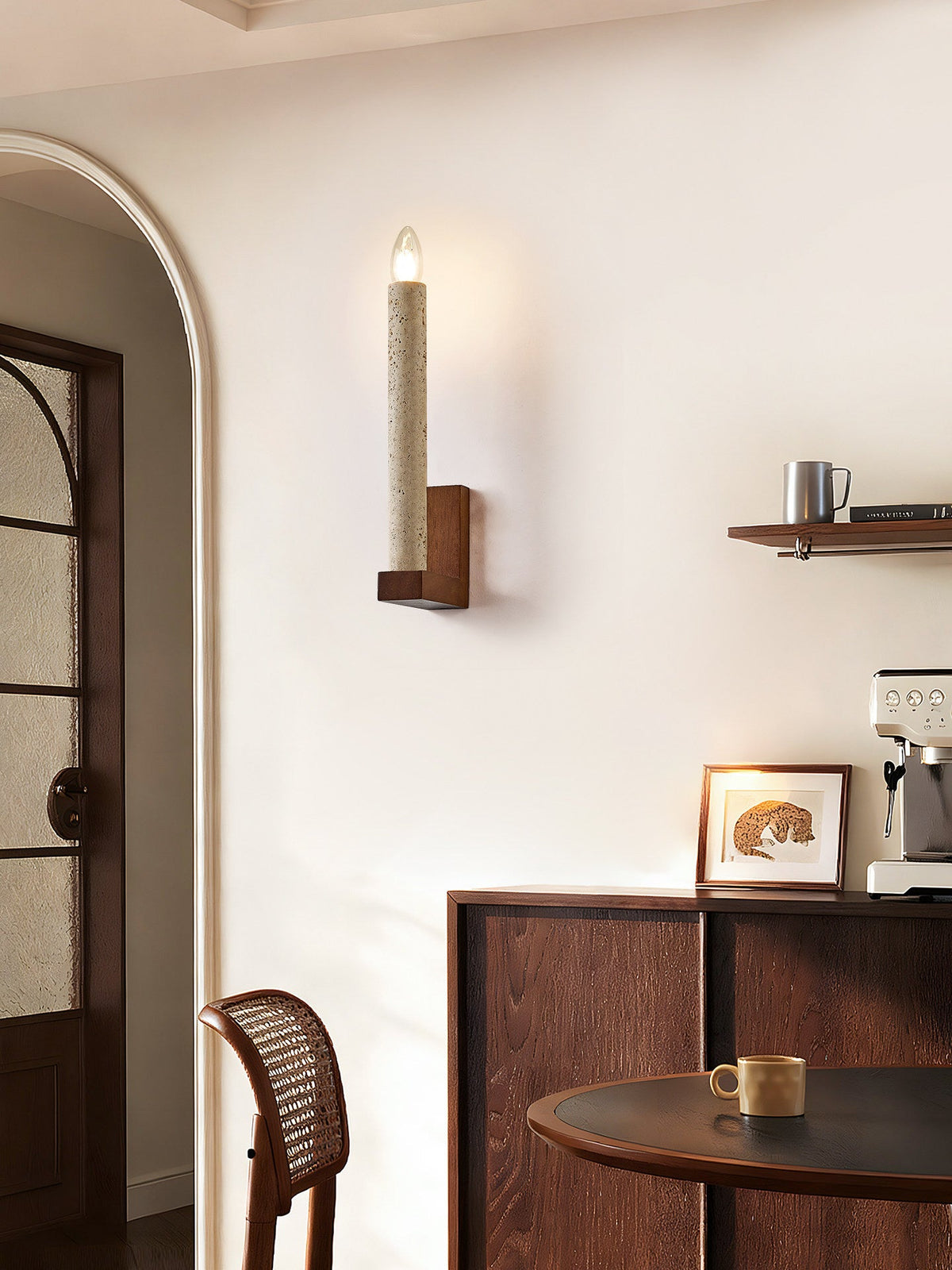 Candle Sconce Wood — Wall Sconce | Maison Monashee — view 10