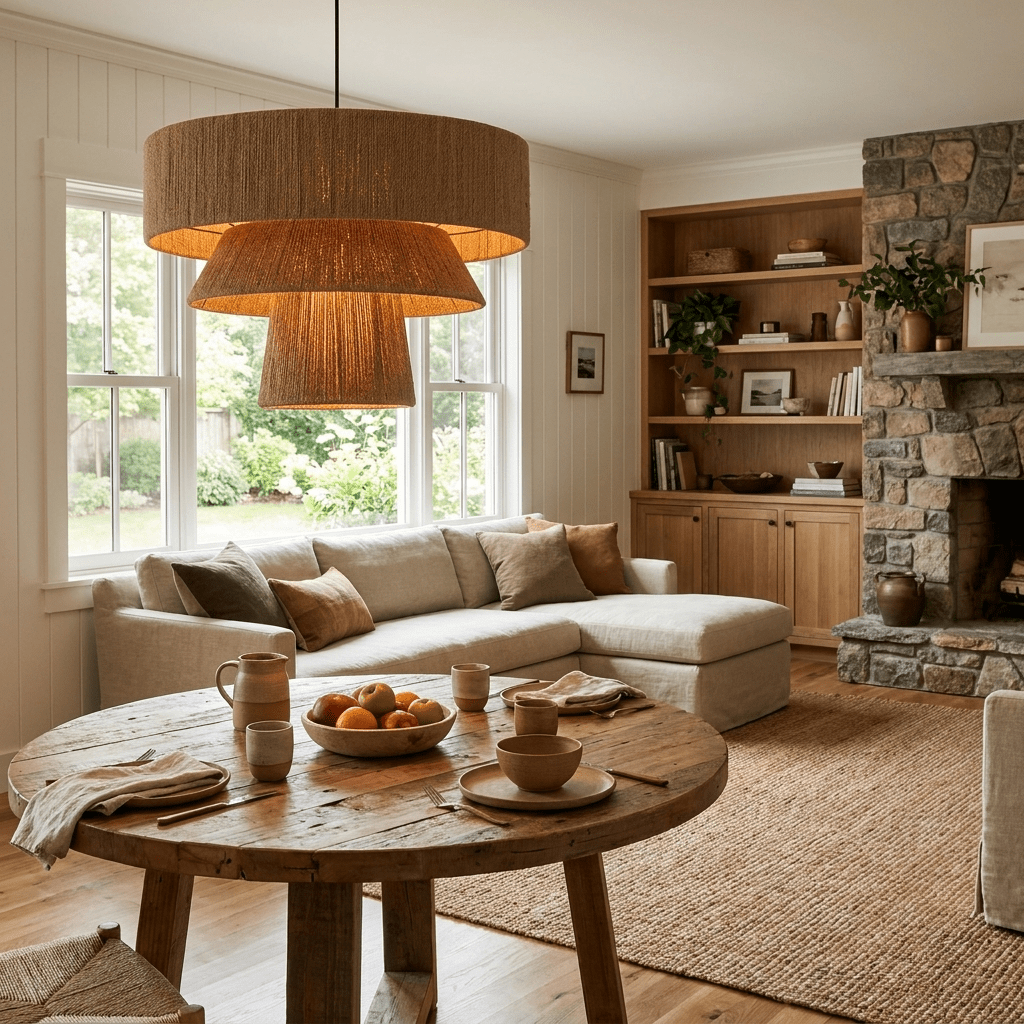 Natural Rope Pendant Light — Pendant Light | Maison Monashee — view 12
