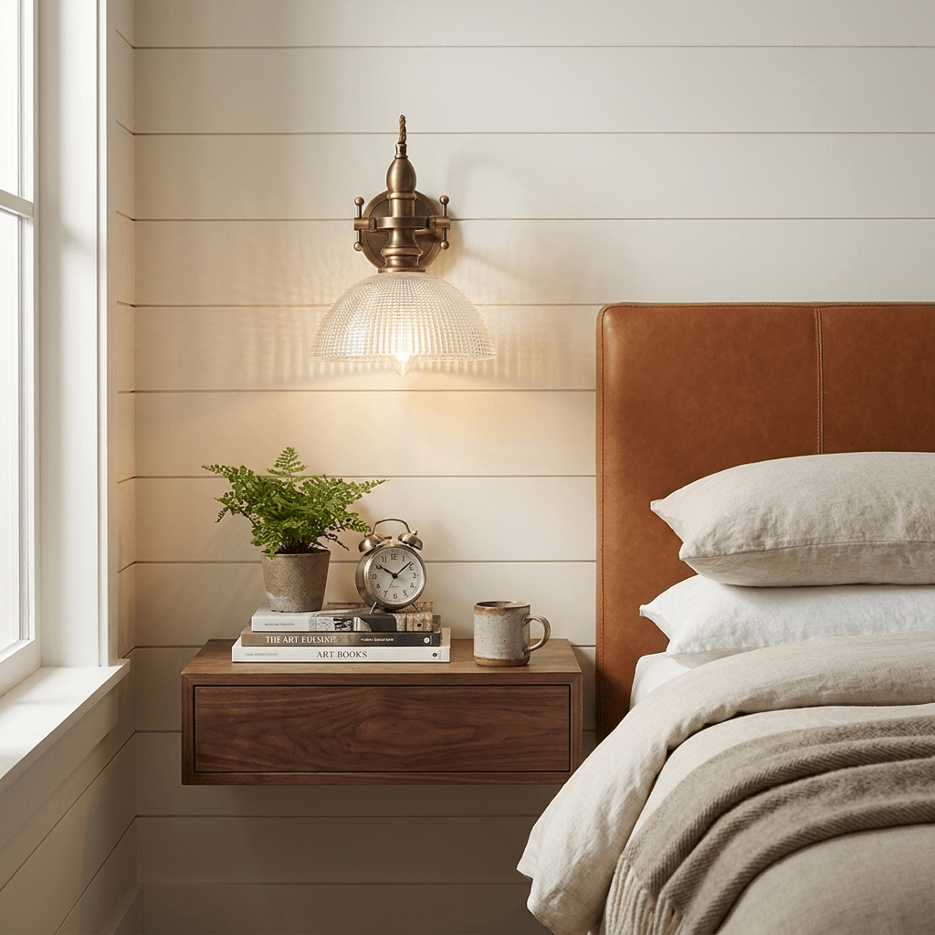 Vintage Brass Wall Sconce — Wall Sconce | Maison Monashee — view 3