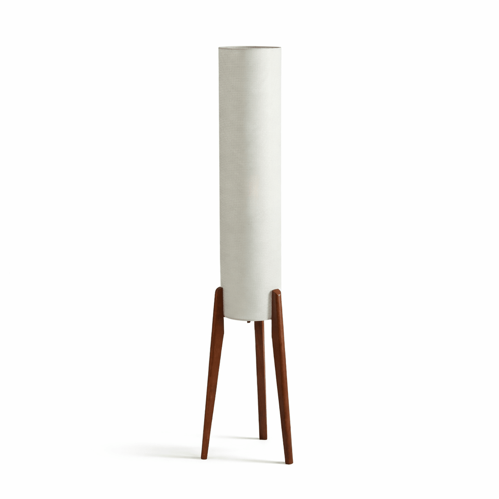 Natural Wood Tripod Floor Lamp — Floor Lamp | Maison Monashee — view 8