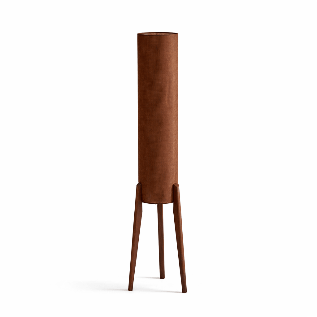 Natural Wood Tripod Floor Lamp — Floor Lamp | Maison Monashee — view 7